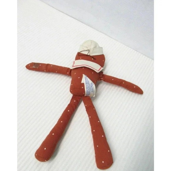 NABISCO vtg rag doll Mister Salty pretzel sailor plush 11" pretzel snacks toy - Picture 2 of 3